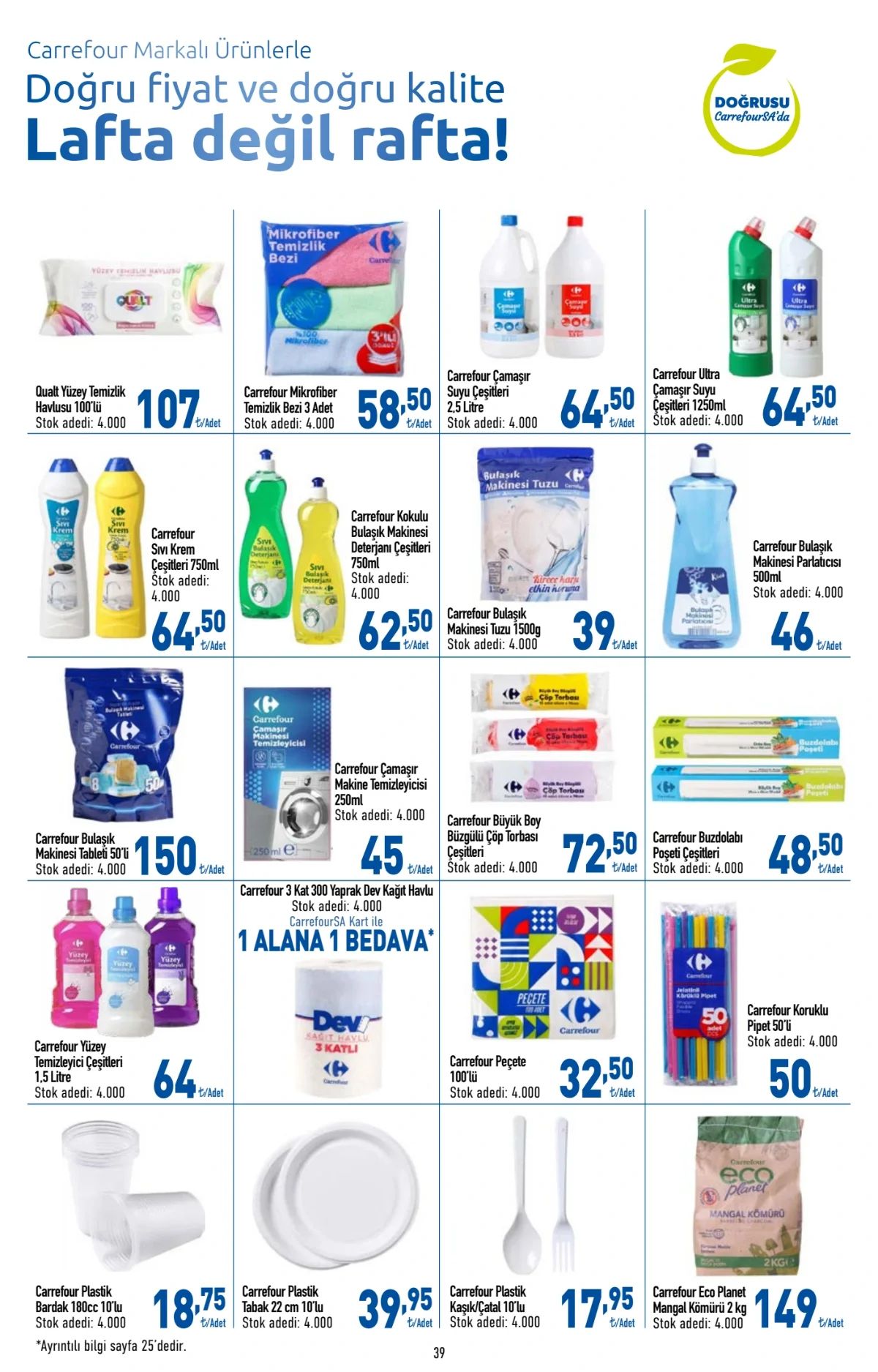 6 Ağustos Carrefoursa Kataloğu 2026 Sayfa 39
