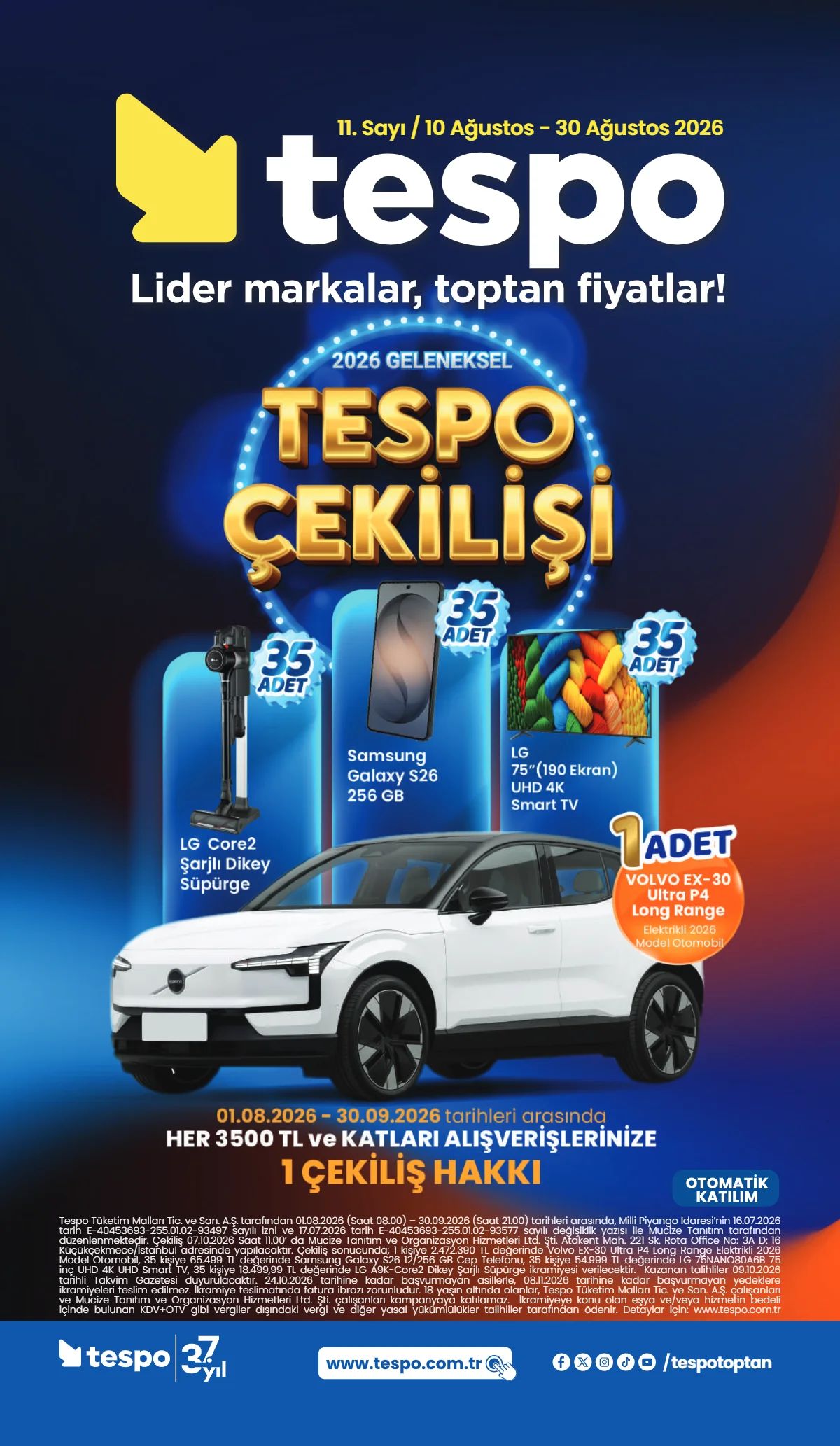 10 Ağustos Tespo Kataloğu 2026 Sayfa 1