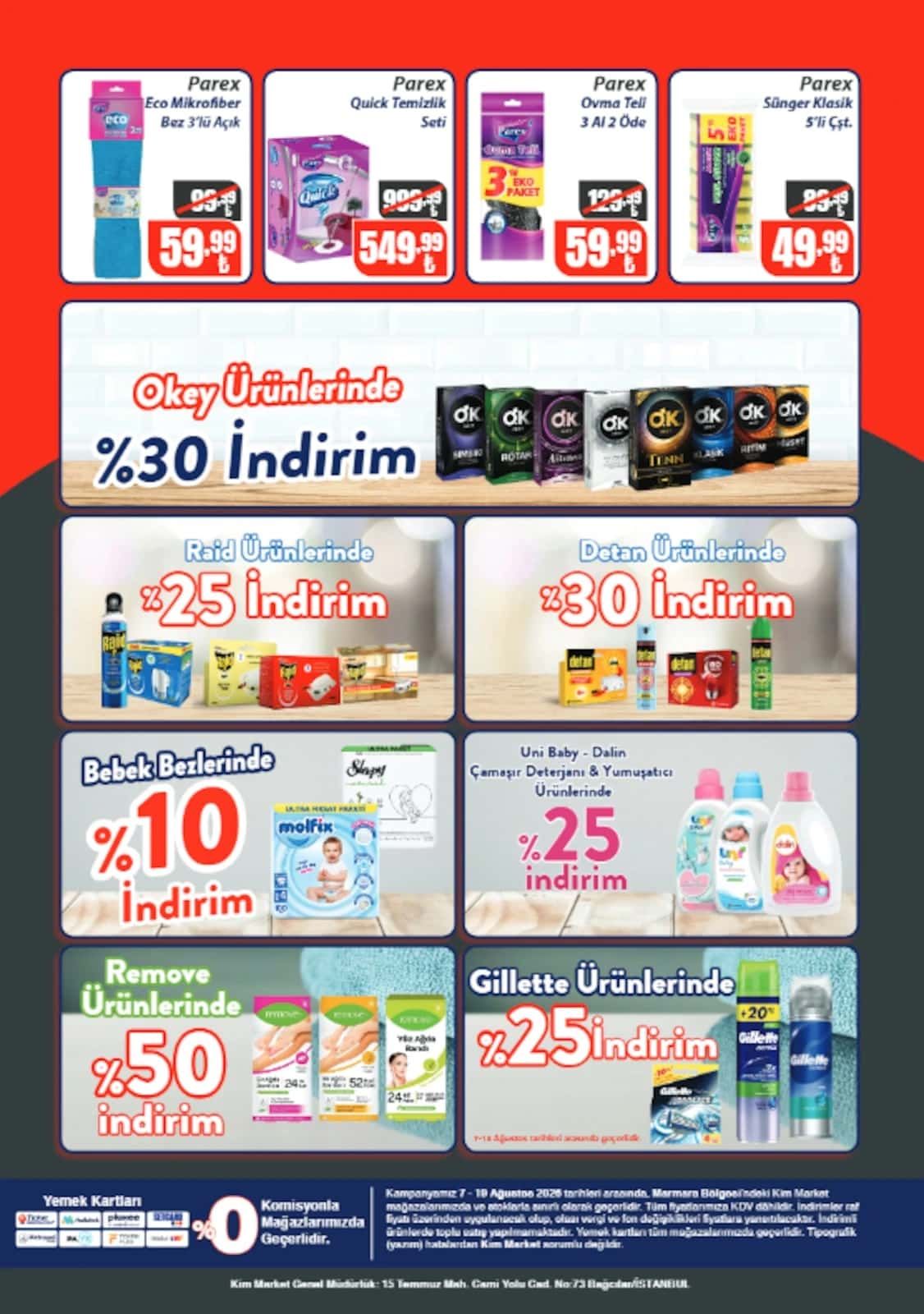 7 Ağustos Kimmarket Kataloğu 2026 Sayfa 8
