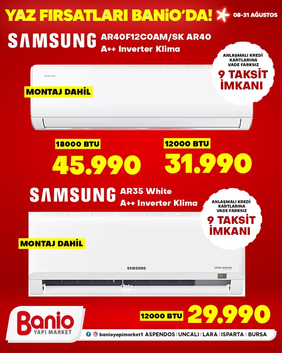 8 Ağustos Banio Yapı Market Kataloğu 2026 Sayfa 2