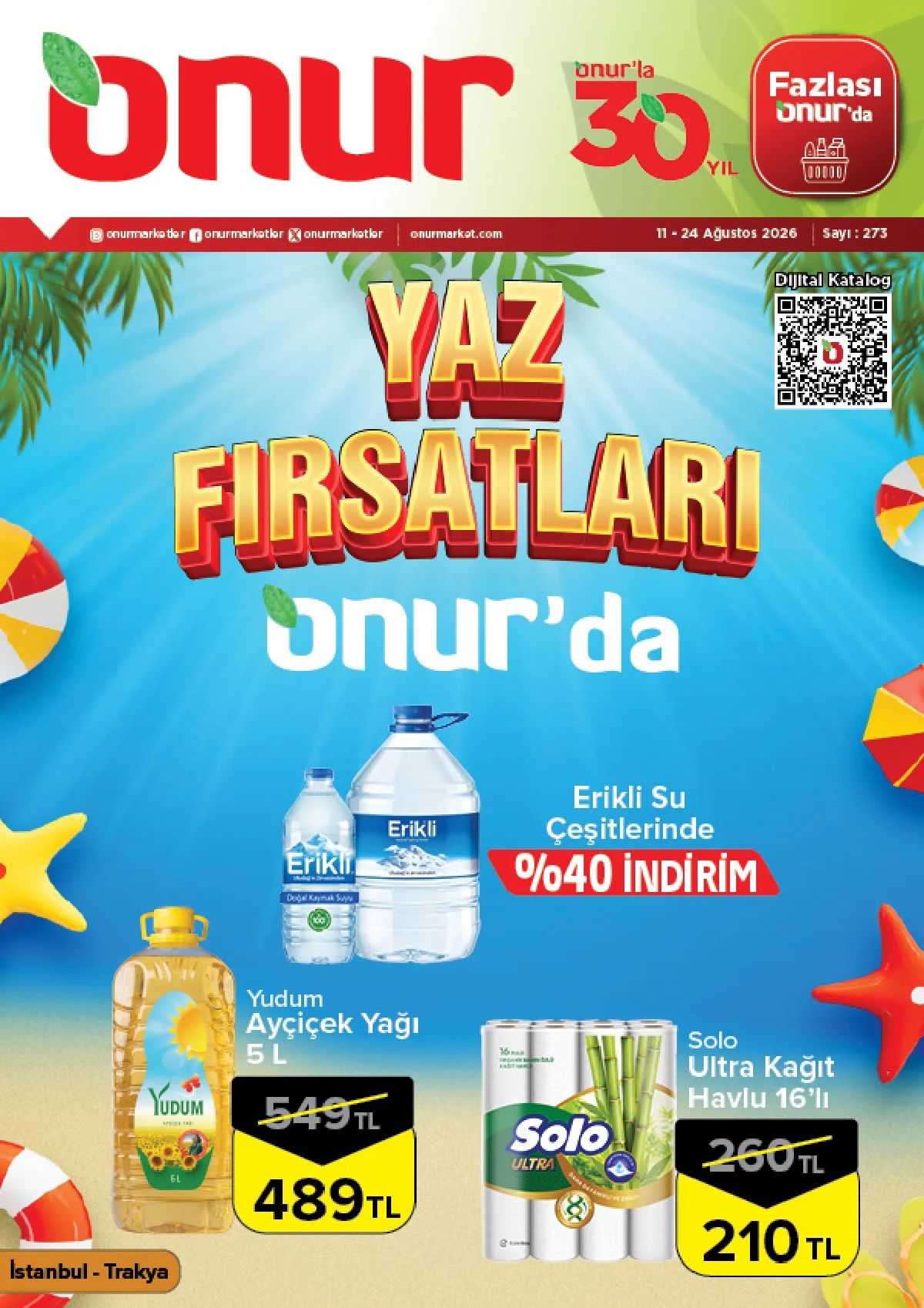 11 Ağustos Onurmarket Kataloğu 2026 Sayfa 1
