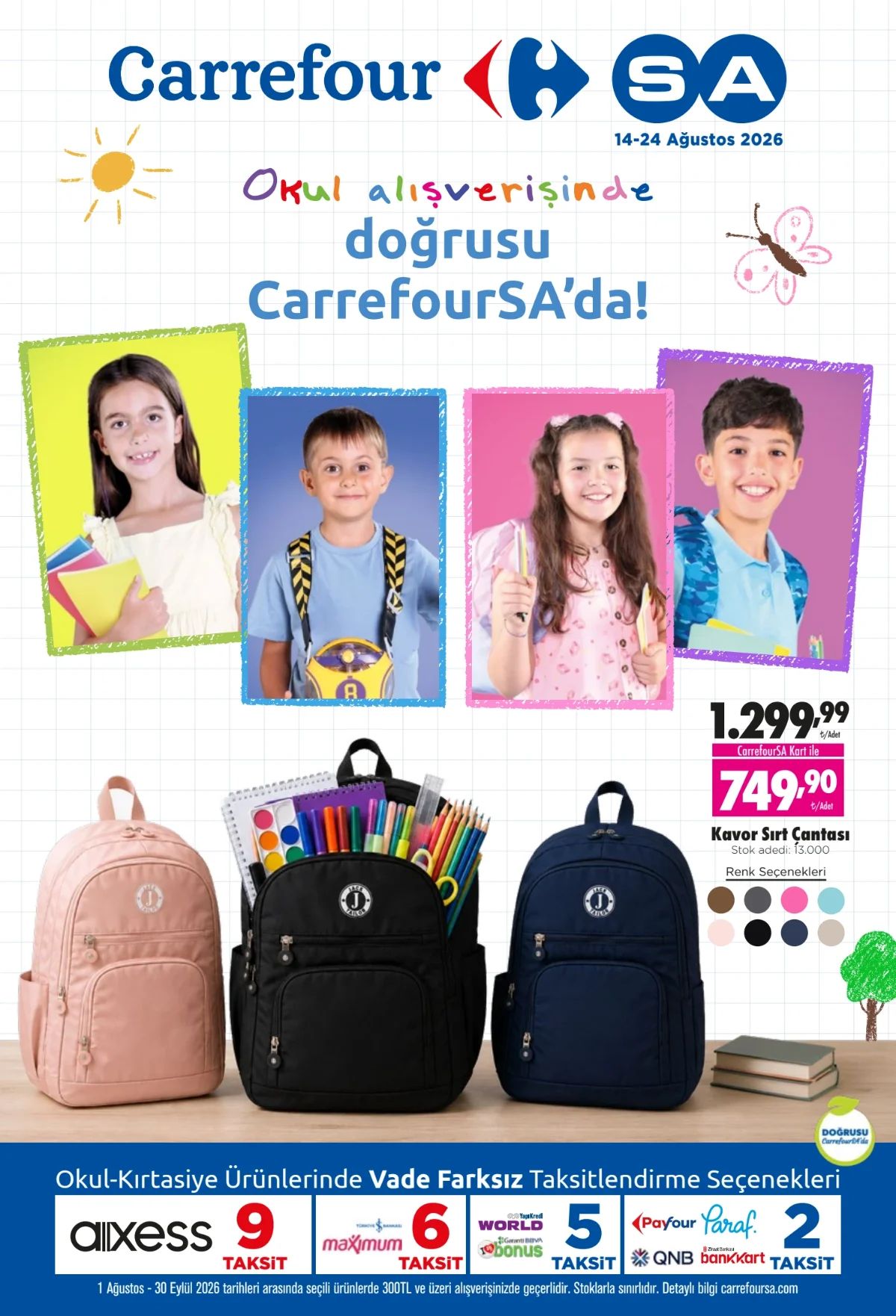 14 Ağustos Carrefoursa Kataloğu 2026 Sayfa 1