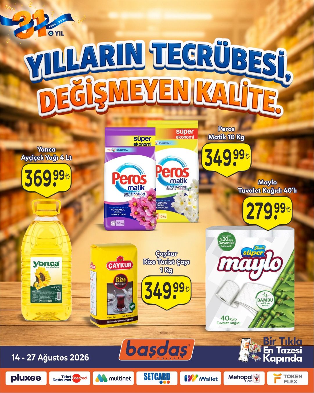 14 Ağustos Basdasmarket Kataloğu 2026 Sayfa 1