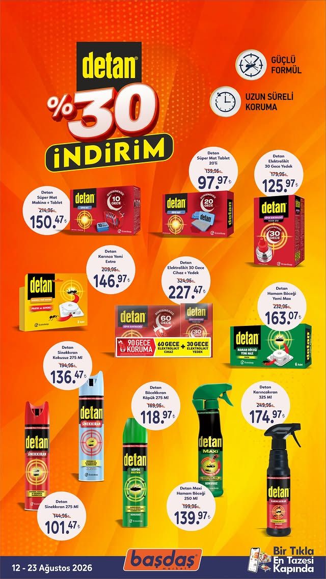 12 Ağustos Basdasmarket Kataloğu 2026 Sayfa 1