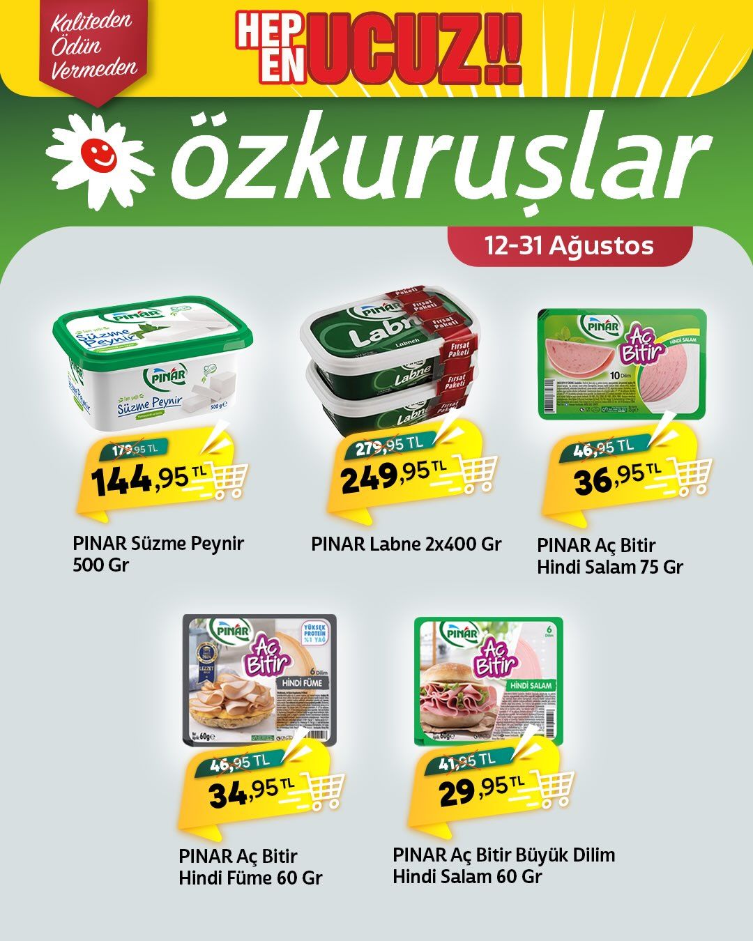 12 Ağustos Ozkuruslar Kataloğu 2026 Sayfa 1