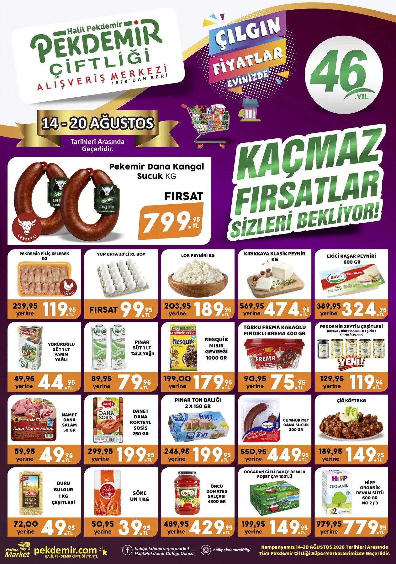 14 Ağustos Pekdemir Kataloğu 2026 Sayfa 1