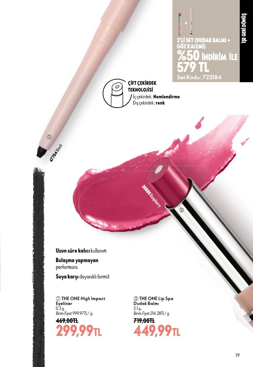 1 Eylül Oriflame Kataloğu 2026 Sayfa 19