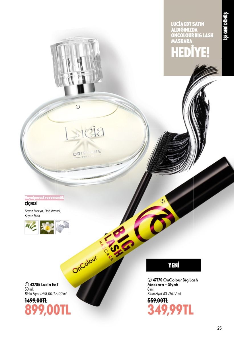 1 Eylül Oriflame Kataloğu 2026 Sayfa 25