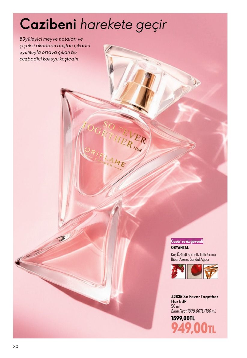 1 Eylül Oriflame Kataloğu 2026 Sayfa 30