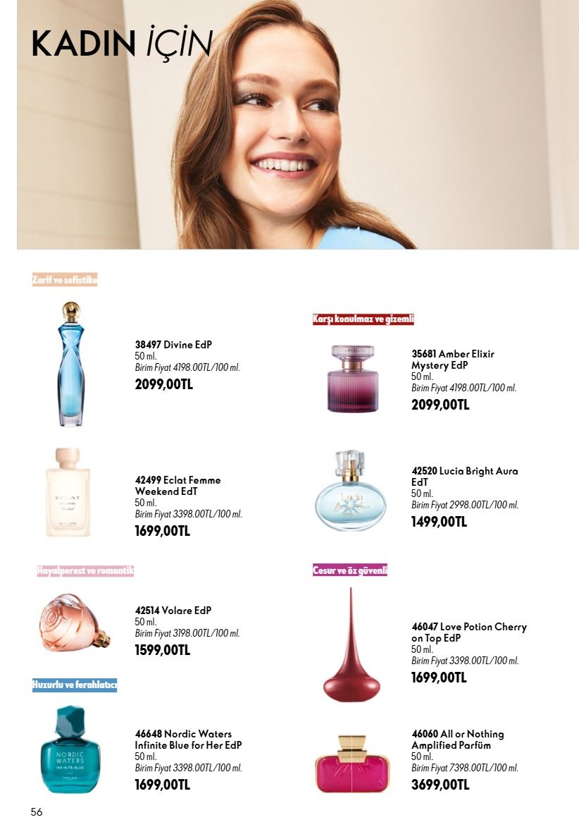 1 Eylül Oriflame Kataloğu 2026 Sayfa 56