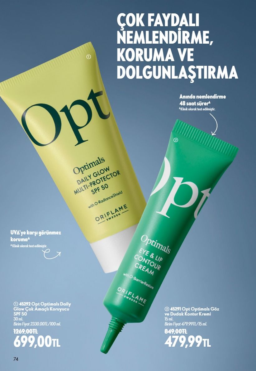 1 Eylül Oriflame Kataloğu 2026 Sayfa 74