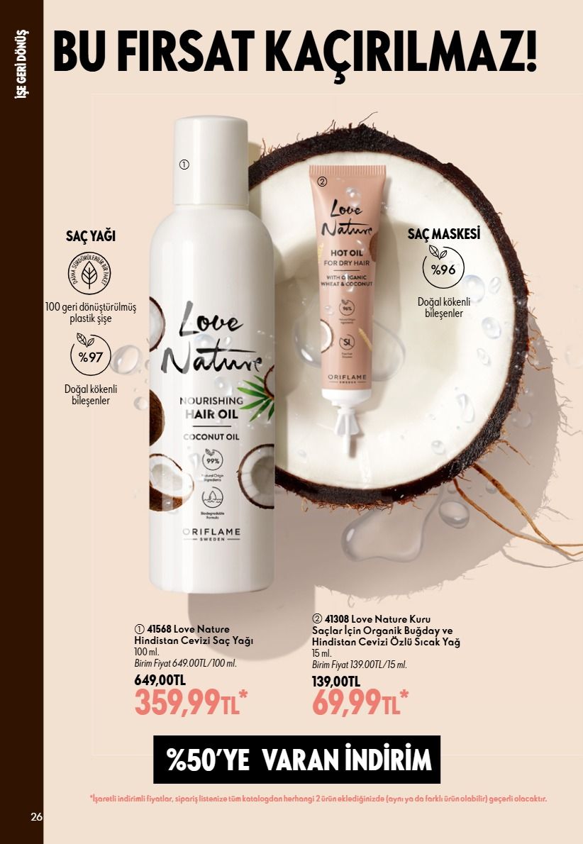 1 Eylül Oriflame Kataloğu 2026 Sayfa 26