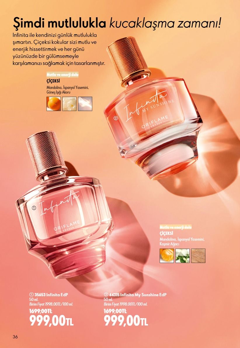 1 Eylül Oriflame Kataloğu 2026 Sayfa 36
