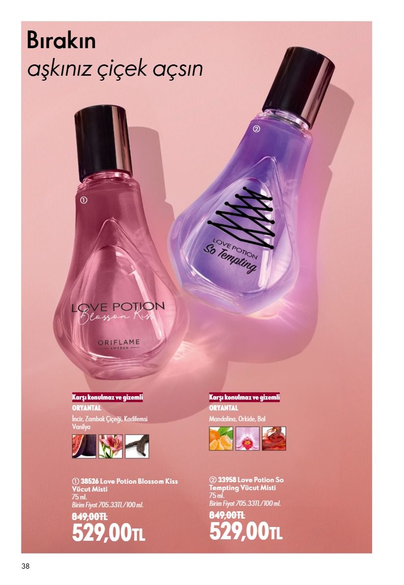 1 Eylül Oriflame Kataloğu 2026 Sayfa 38