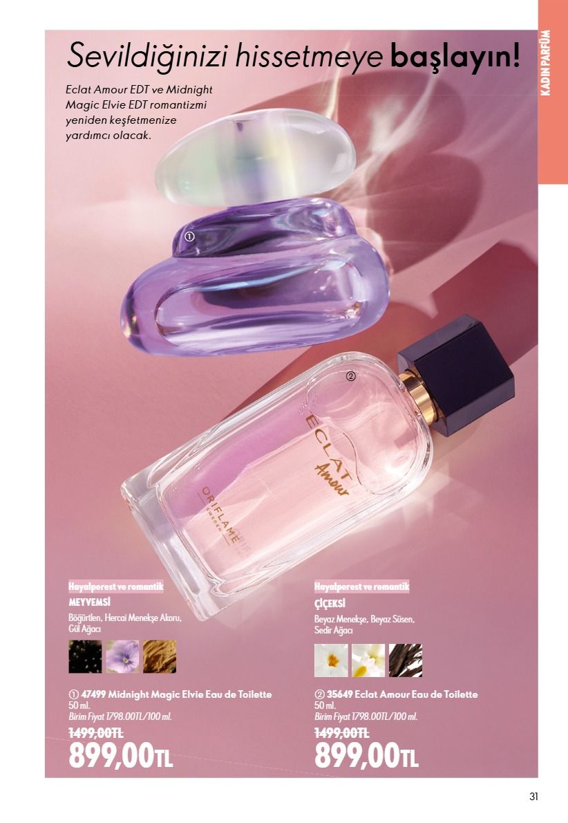 1 Eylül Oriflame Kataloğu 2026 Sayfa 31
