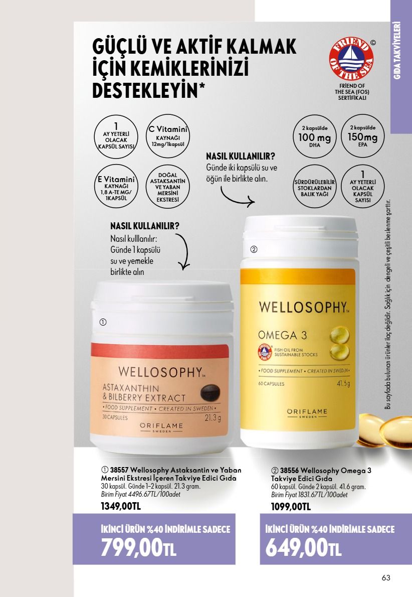 1 Eylül Oriflame Kataloğu 2026 Sayfa 63
