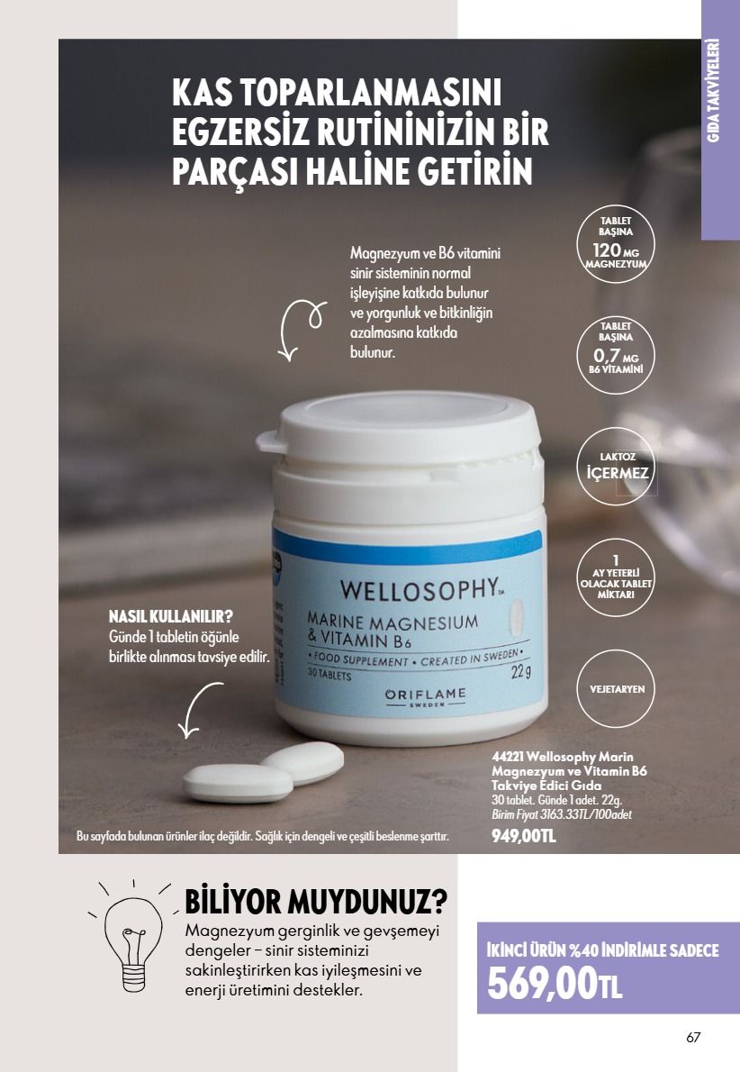 1 Eylül Oriflame Kataloğu 2026 Sayfa 67