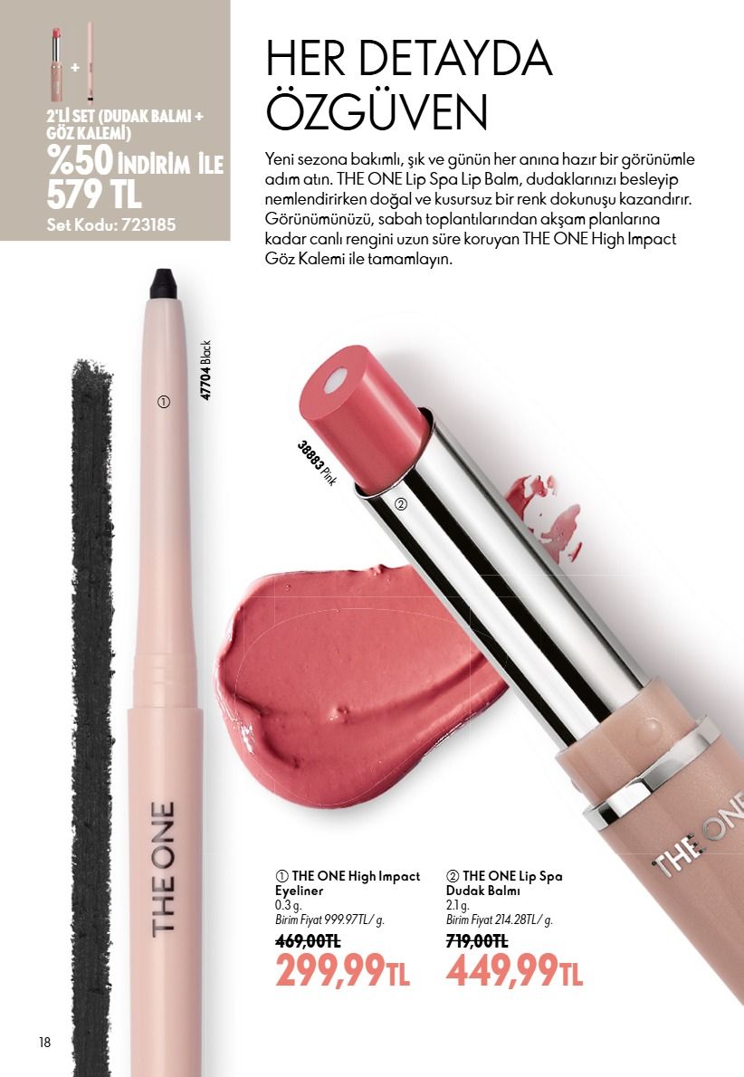 1 Eylül Oriflame Kataloğu 2026 Sayfa 18