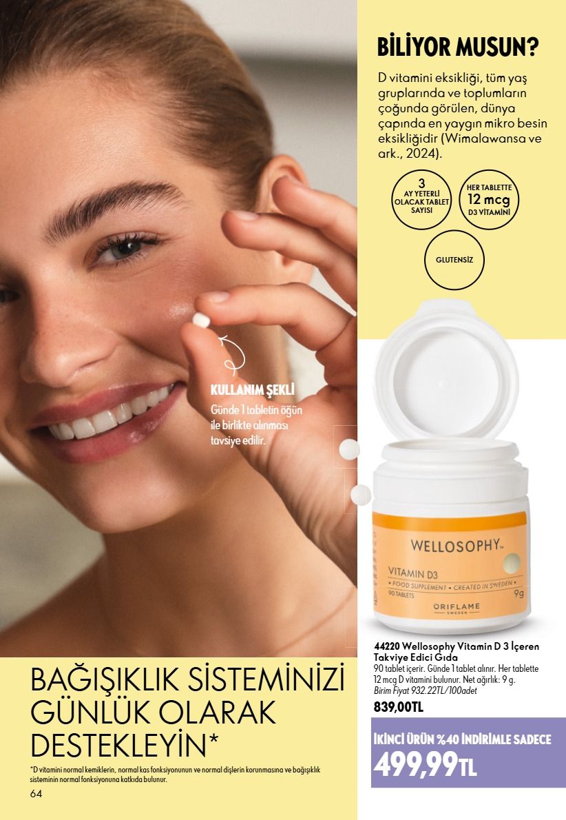 1 Eylül Oriflame Kataloğu 2026 Sayfa 64