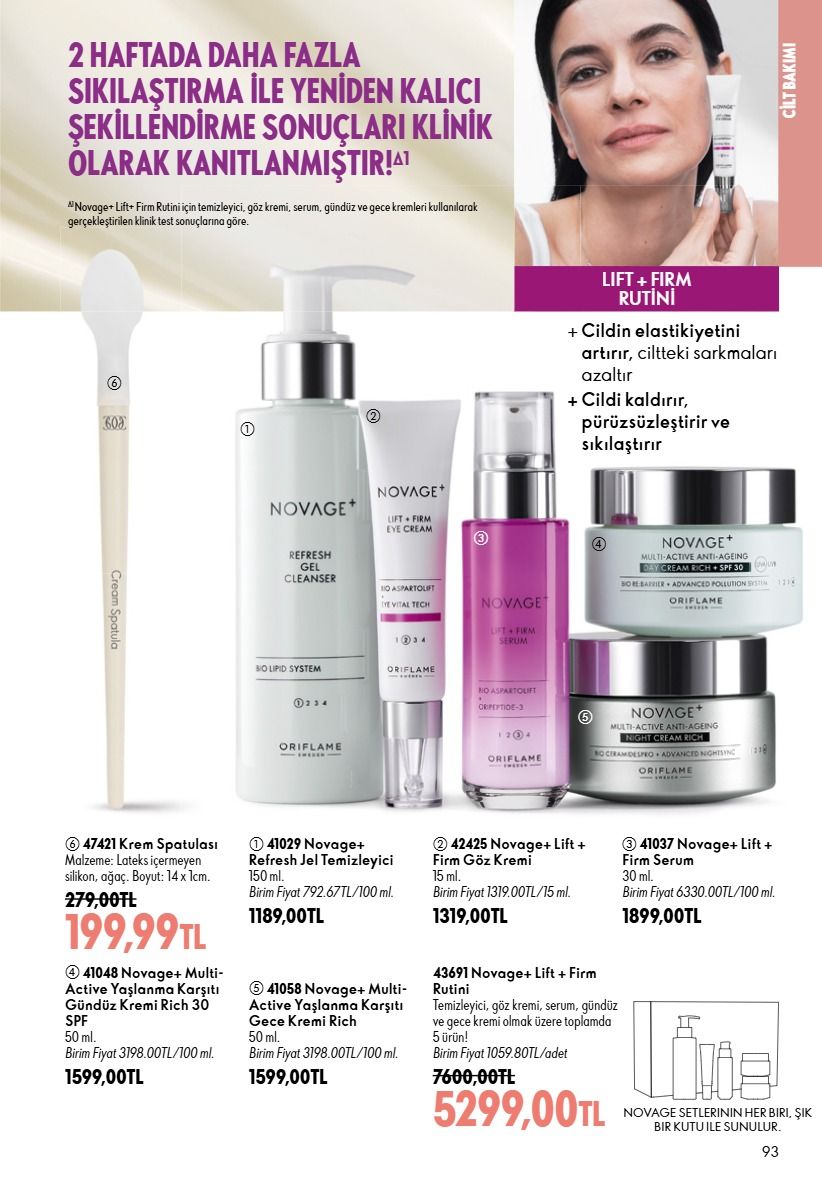 1 Eylül Oriflame Kataloğu 2026 Sayfa 93
