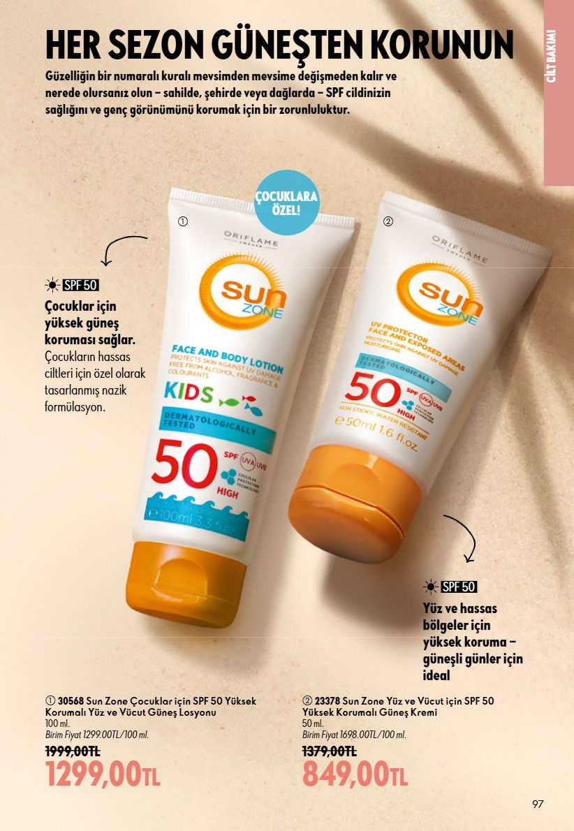 1 Eylül Oriflame Kataloğu 2026 Sayfa 97