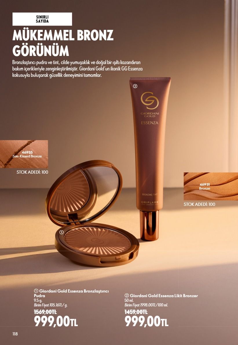 1 Eylül Oriflame Kataloğu 2026 Sayfa 118