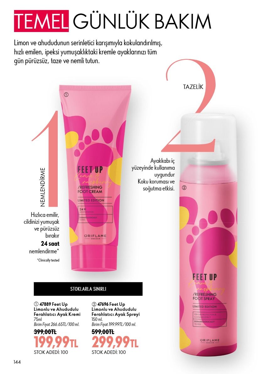 1 Eylül Oriflame Kataloğu 2026 Sayfa 144