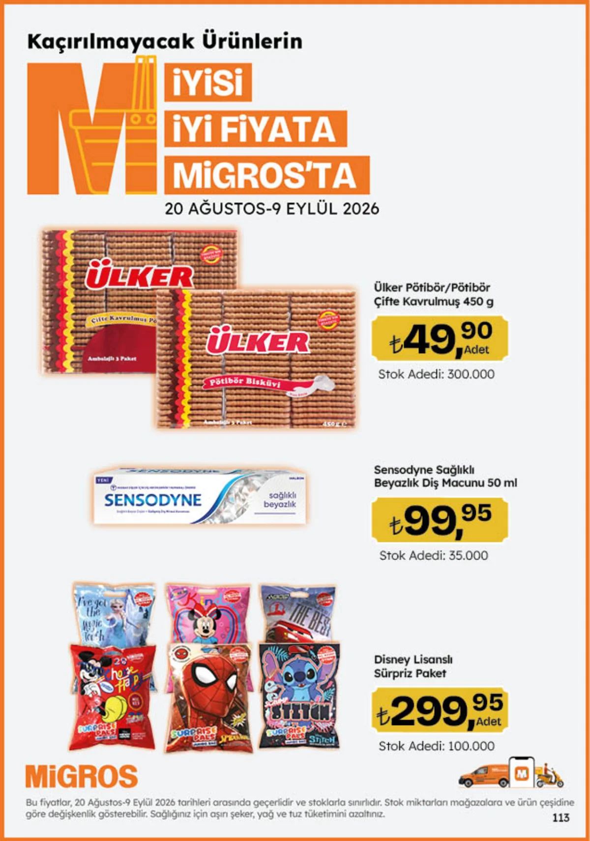 20 Ağustos Migros Kataloğu 2026 Sayfa 113