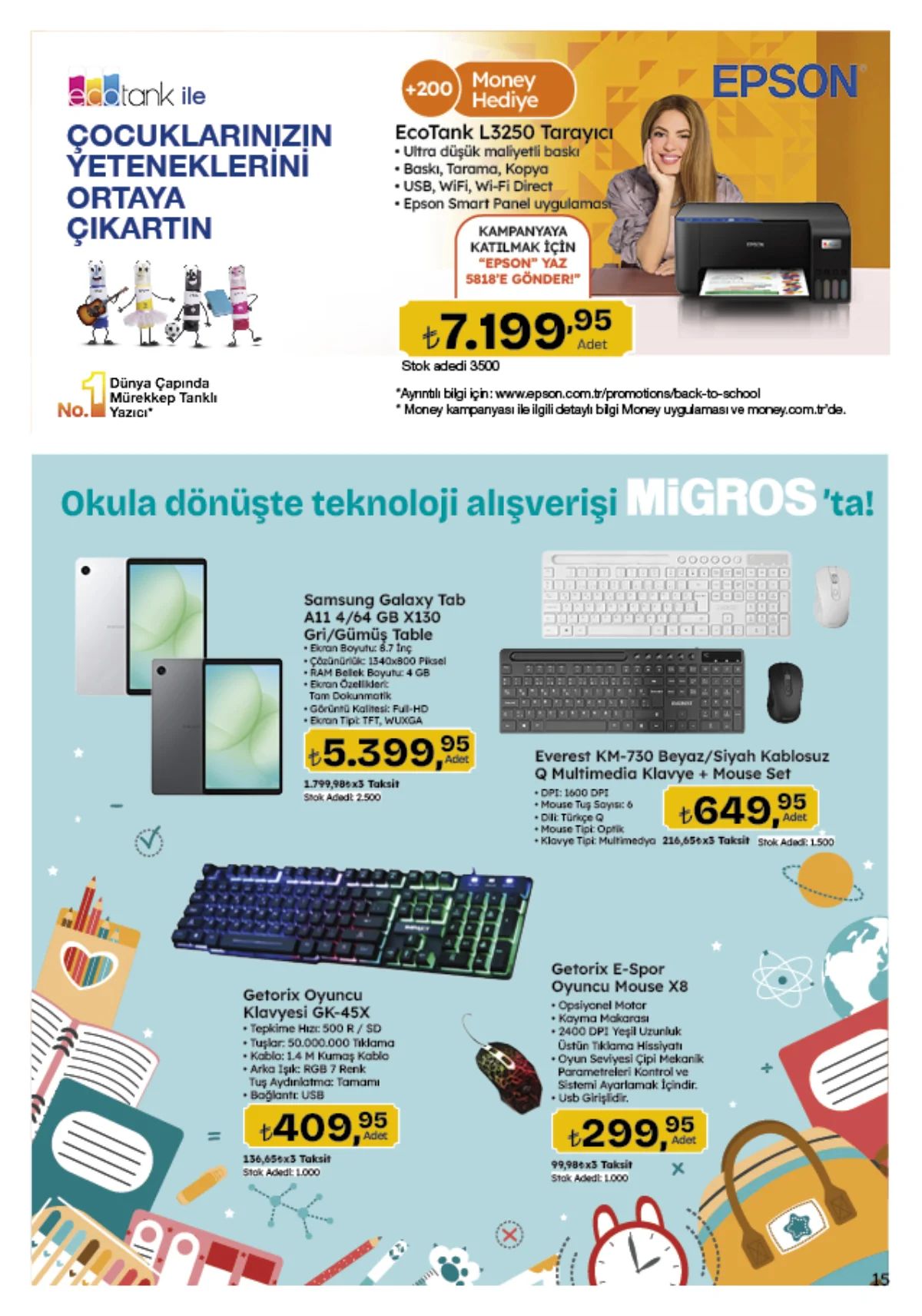 20 Ağustos Migros Kataloğu 2026 Sayfa 134