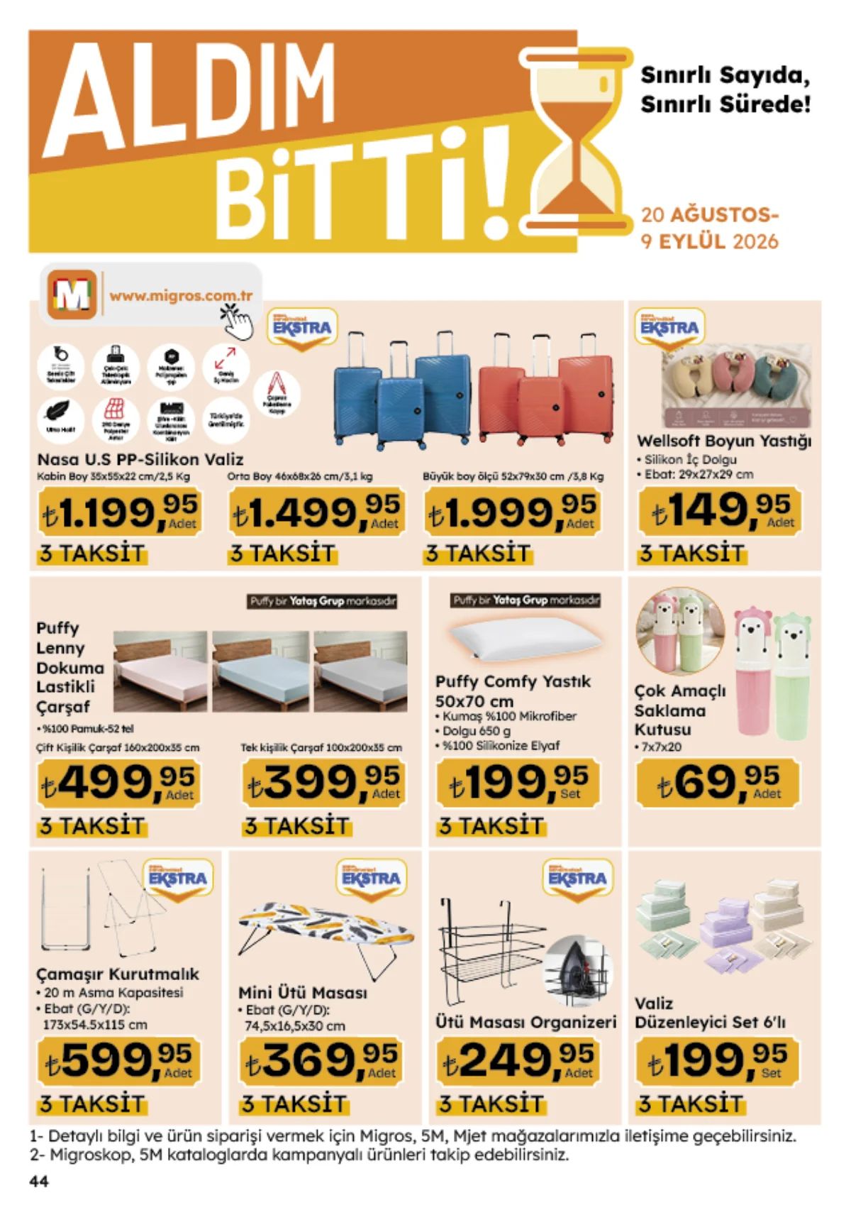 20 Ağustos Migros Kataloğu 2026 Sayfa 163