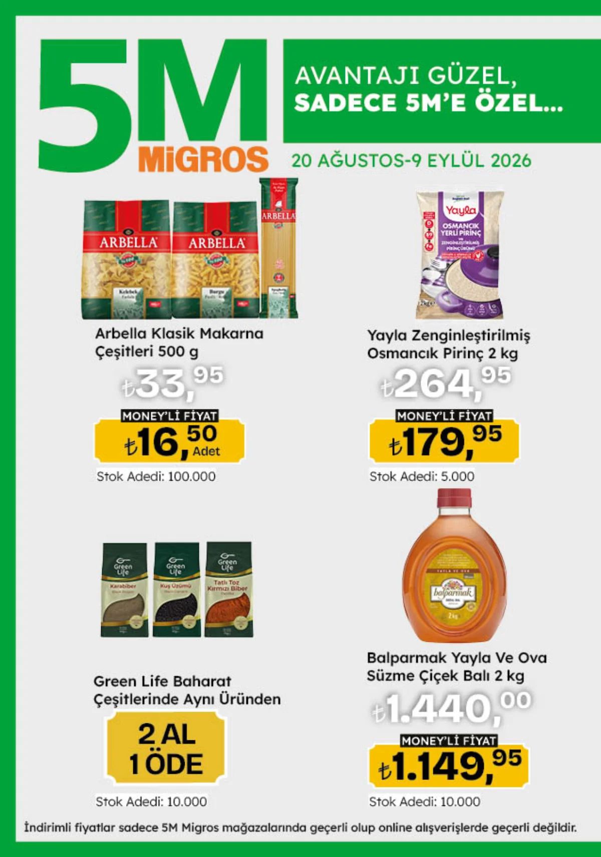 20 Ağustos Migros Kataloğu 2026 Sayfa 12