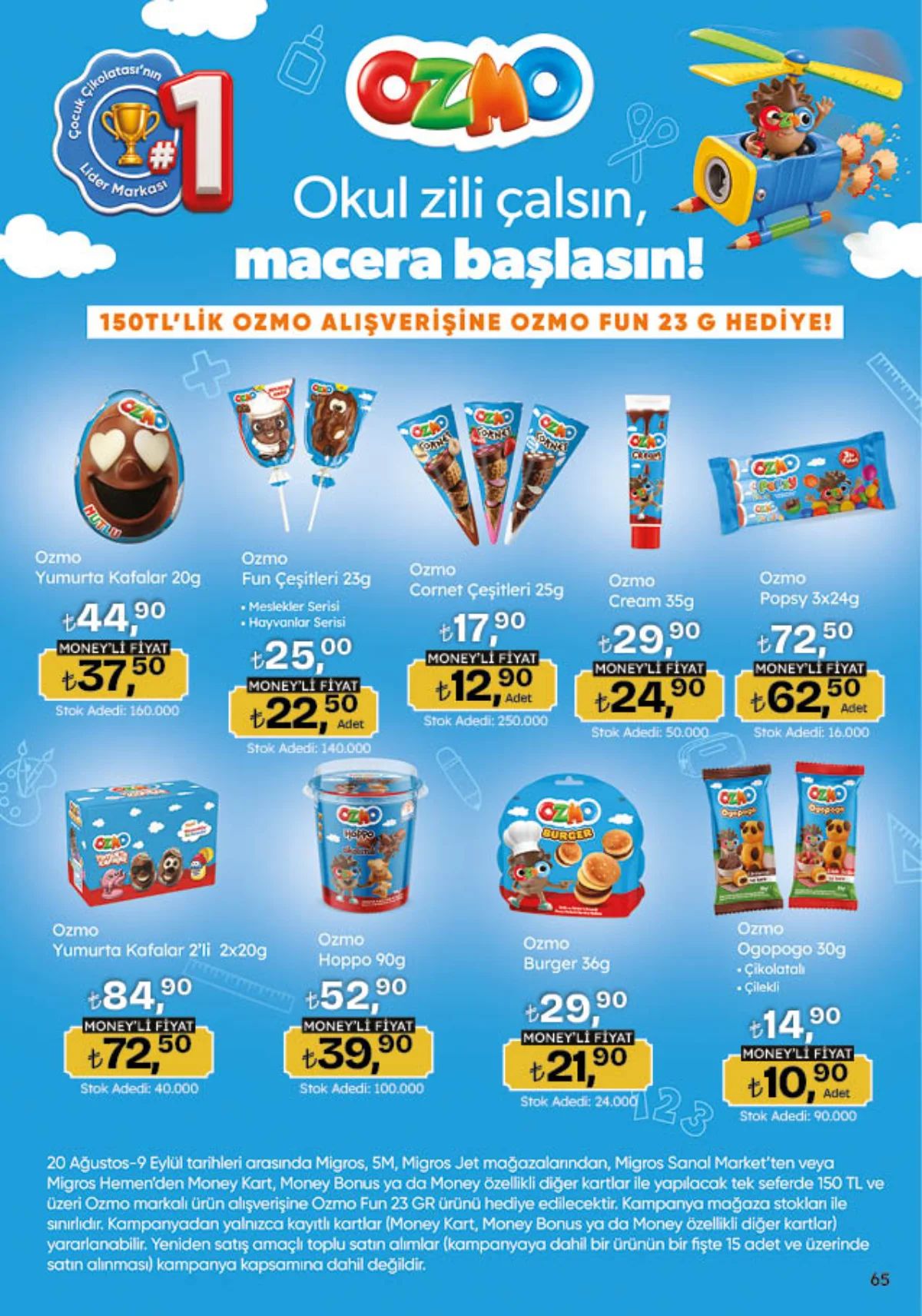 20 Ağustos Migros Kataloğu 2026 Sayfa 65