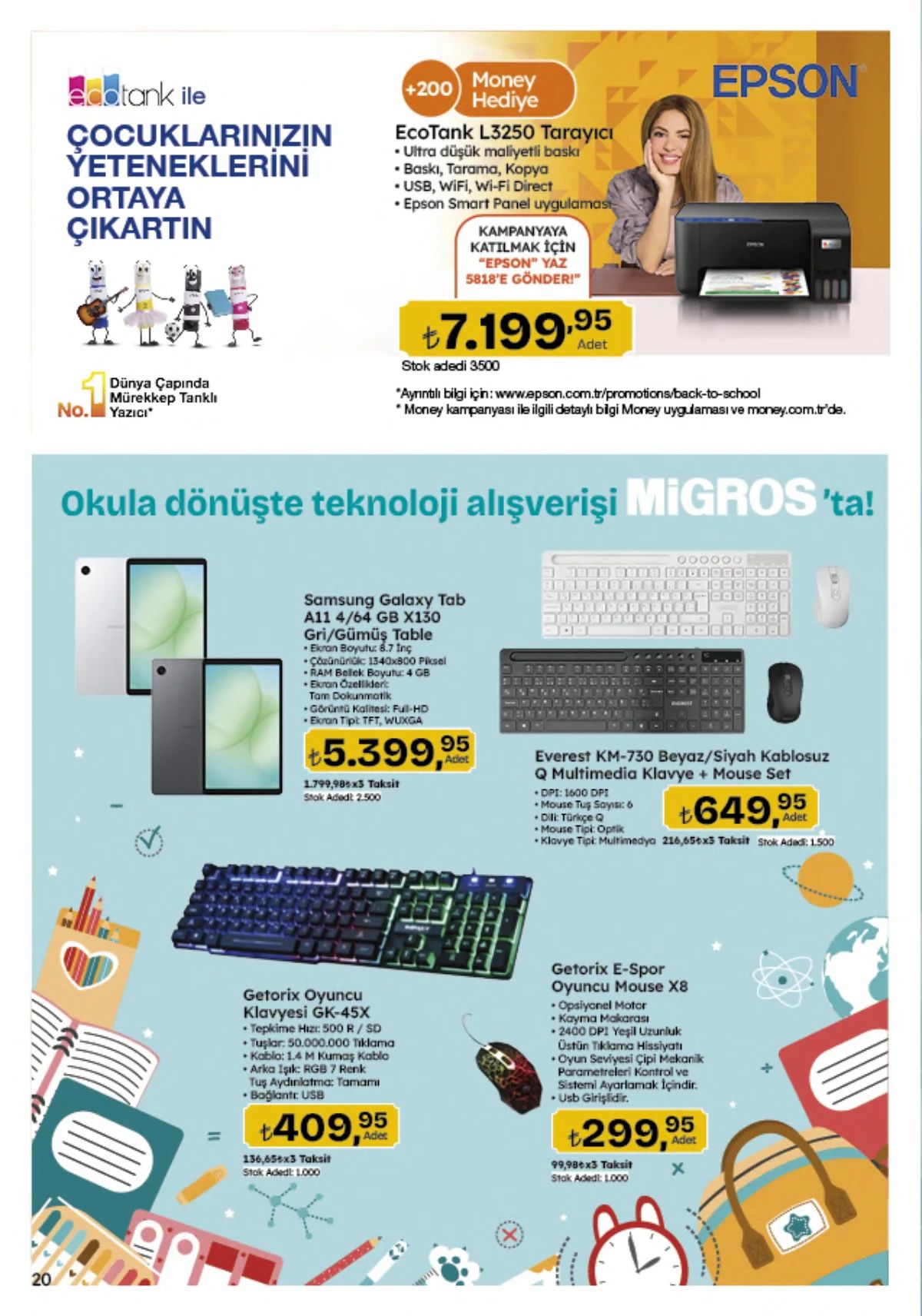 20 Ağustos Migros Kataloğu 2026 Sayfa 143