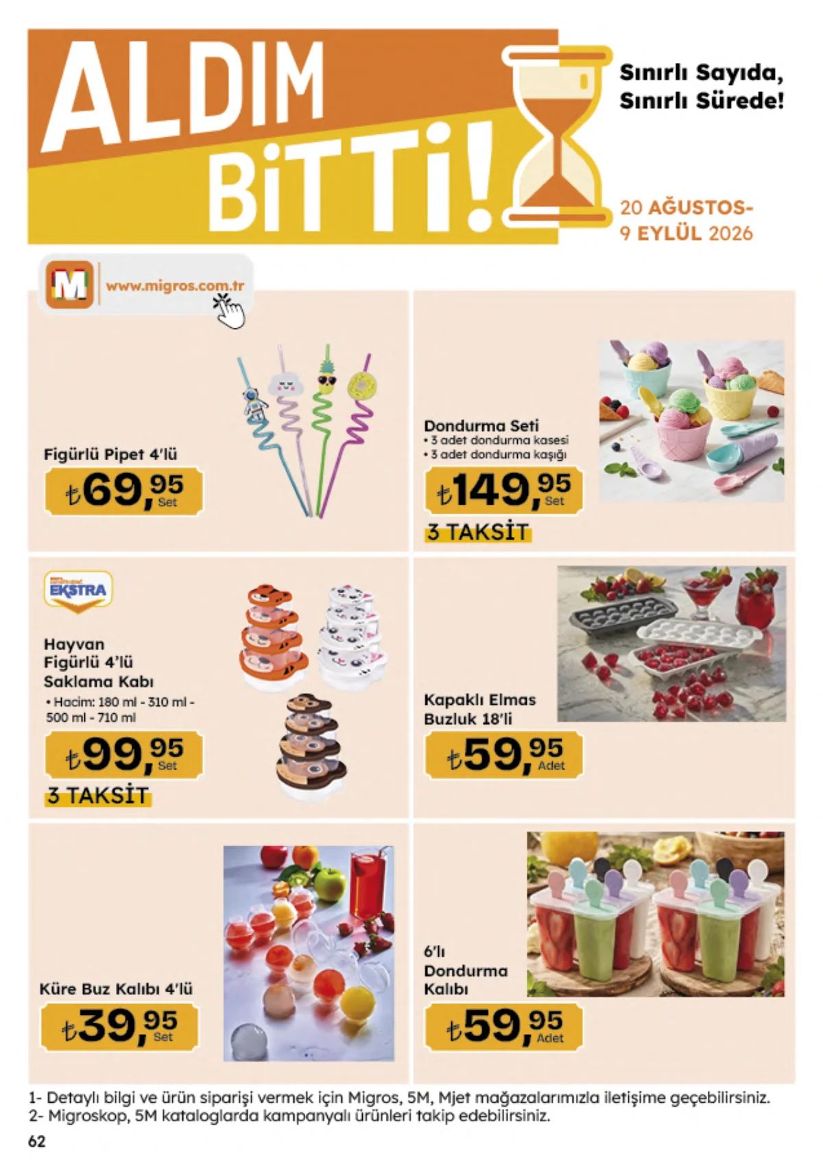 20 Ağustos Migros Kataloğu 2026 Sayfa 185