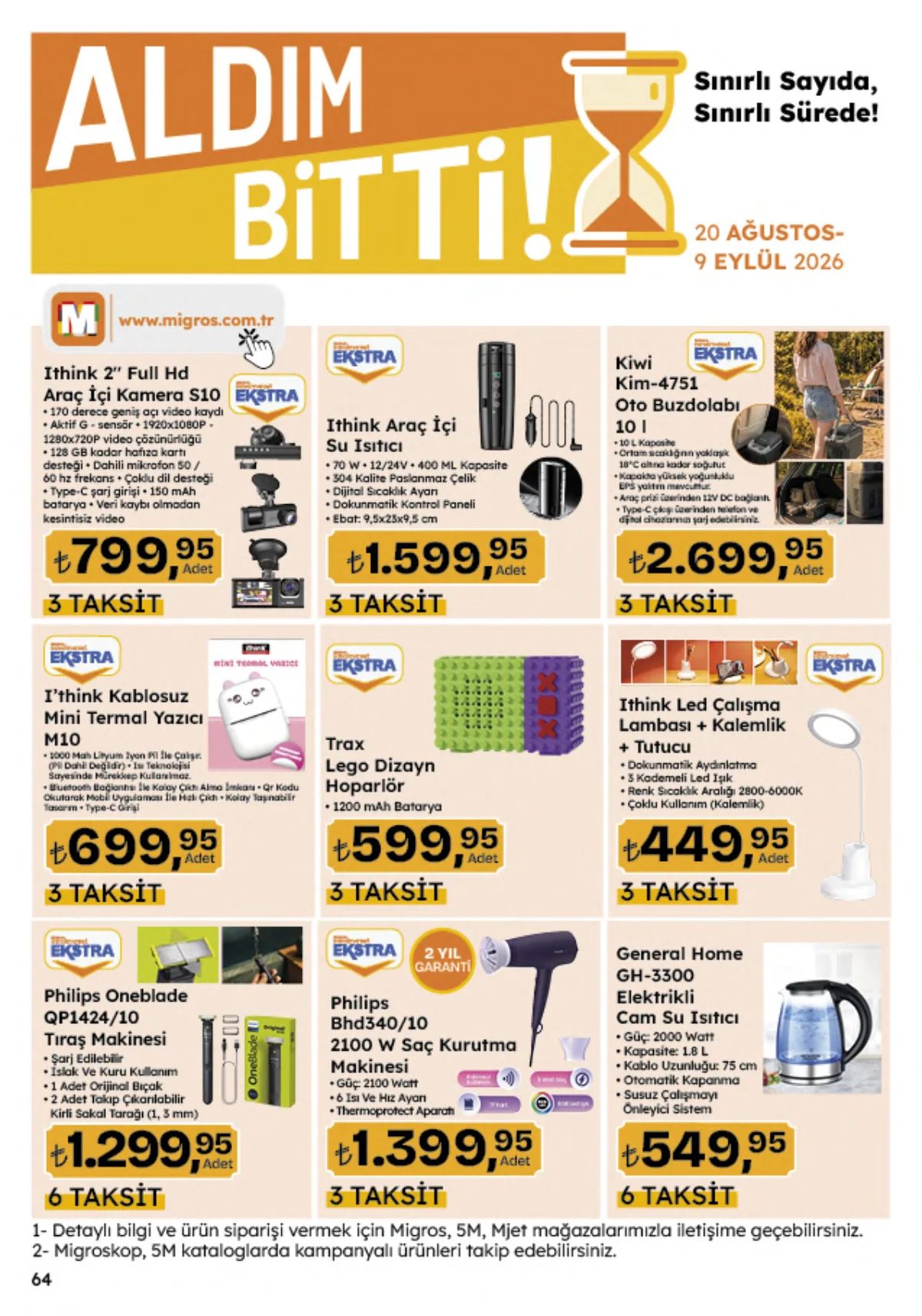20 Ağustos Migros Kataloğu 2026 Sayfa 187