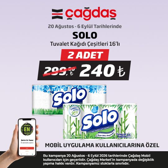 21 Ağustos Çağdaş marketler Kataloğu 2026 Sayfa 1