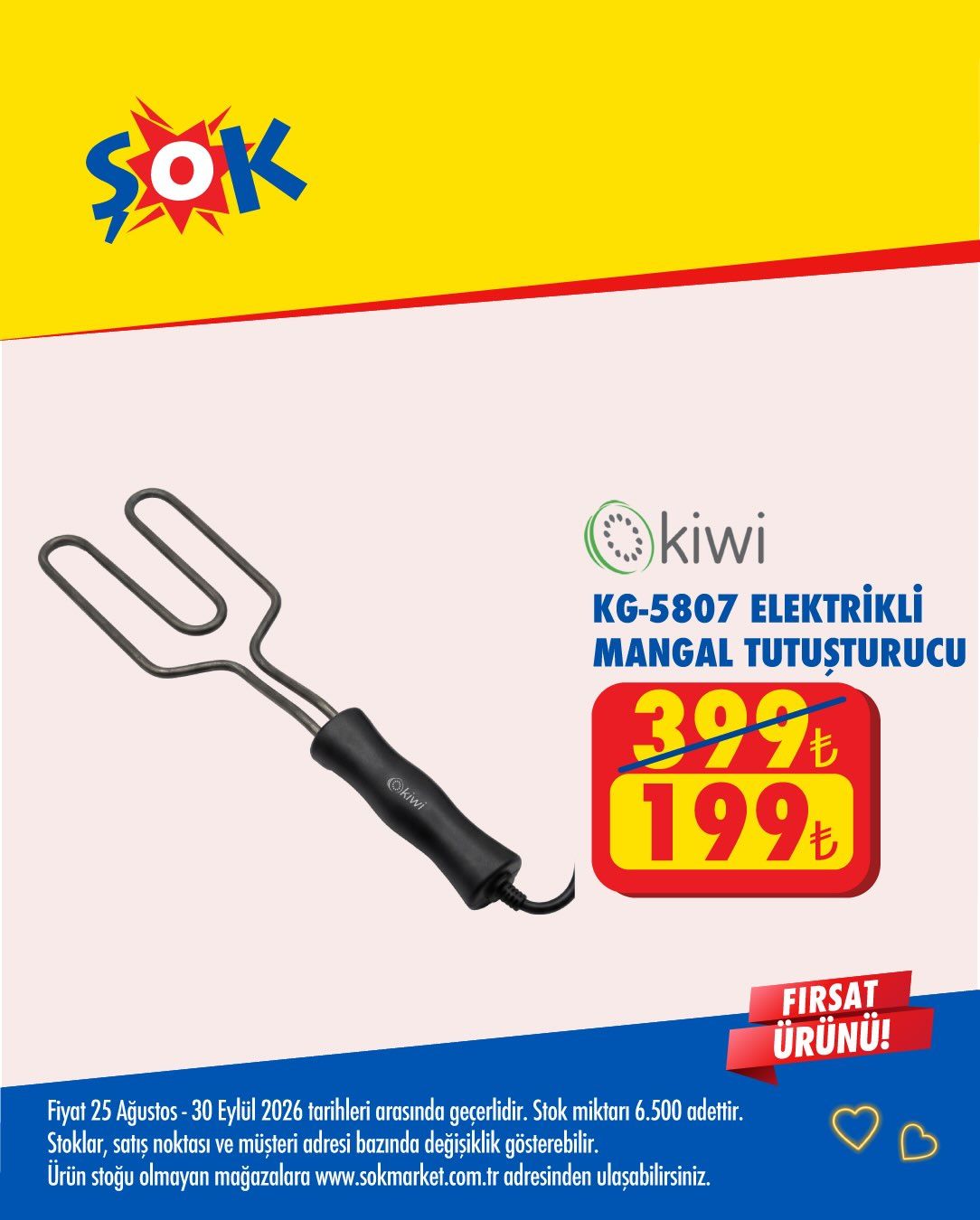 25 Ağustos Şok Market Online Kataloğu 2026 Sayfa 1