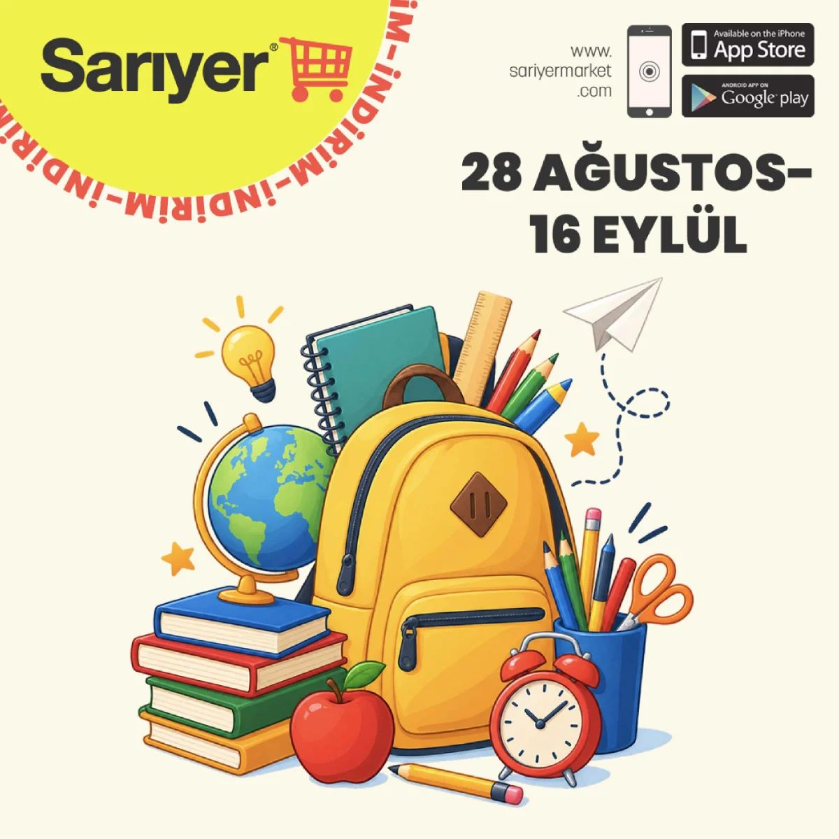 28 Ağustos Sariyermarket Kataloğu 2026 Sayfa 1
