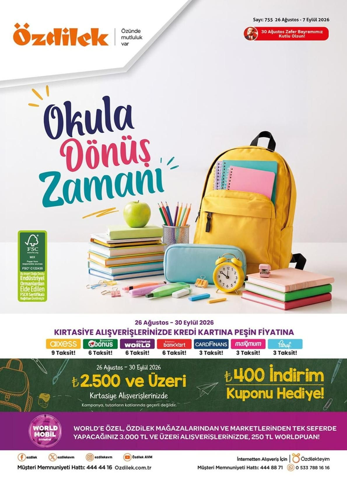 26 Ağustos Özdilekteyim Kataloğu 2026 Sayfa 1