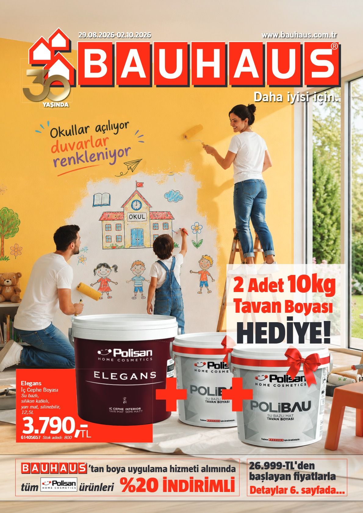 29 Ağustos Bauhaus Kataloğu 2026 Sayfa 1