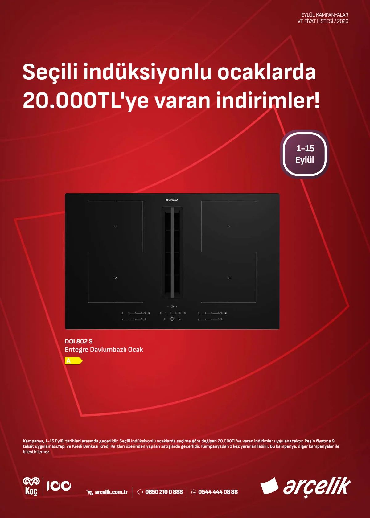 1 Eylül Arçelik Kataloğu 2026 Sayfa 3