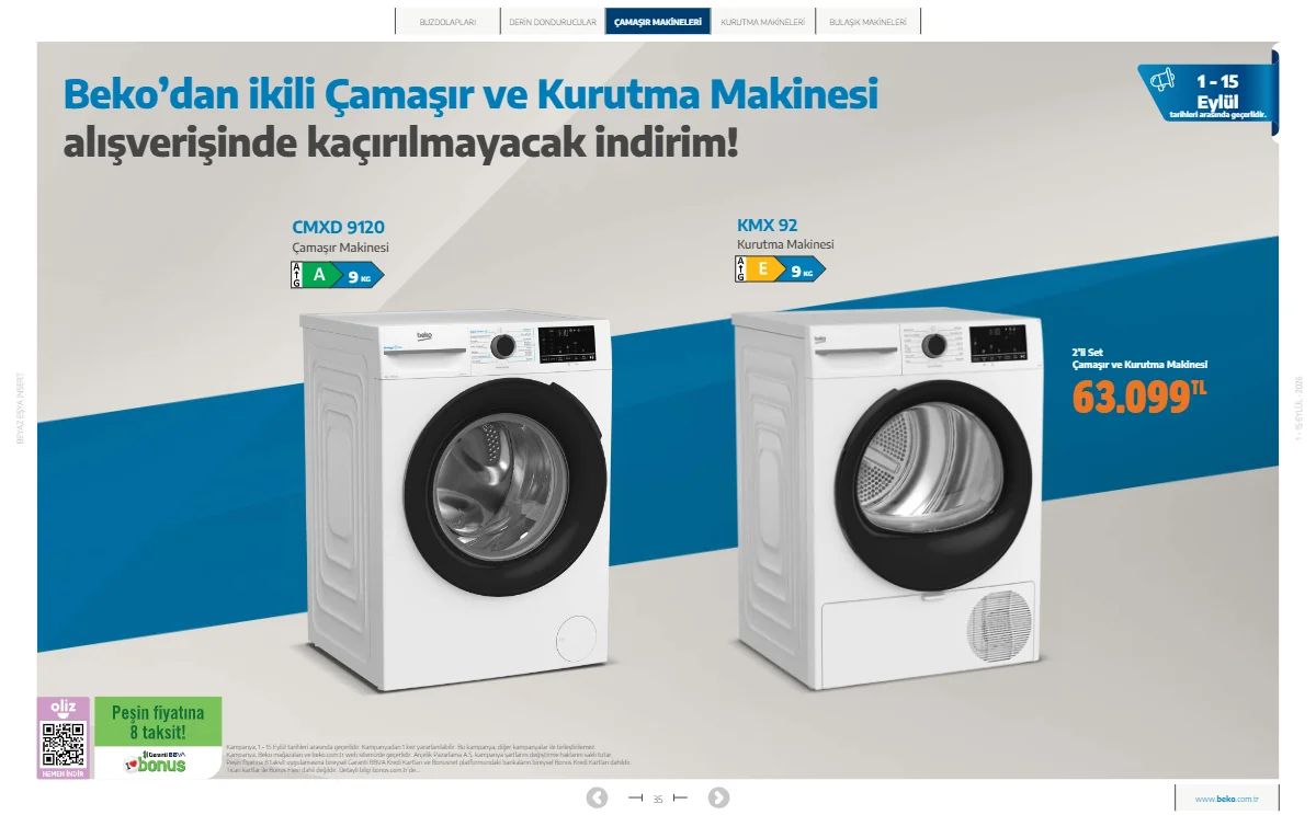 1 Eylül Beko Kataloğu 2026 Sayfa 35