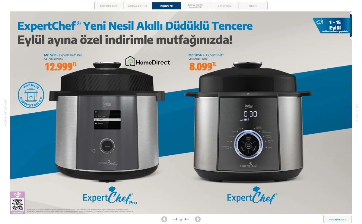 1 Eylül Beko Kataloğu 2026 Sayfa 28