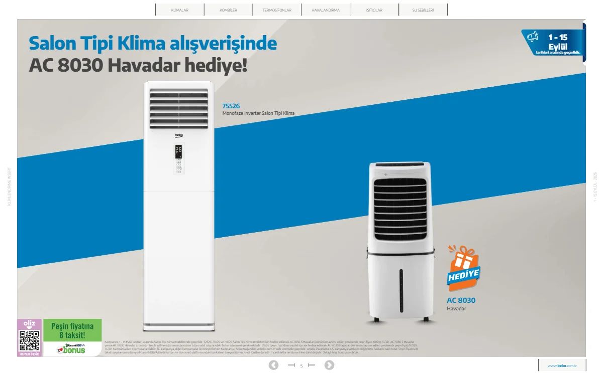 1 Eylül Beko Kataloğu 2026 Sayfa 5