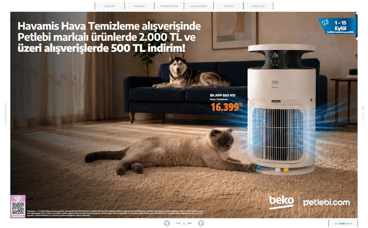 1 Eylül Beko Kataloğu 2026 Sayfa 10