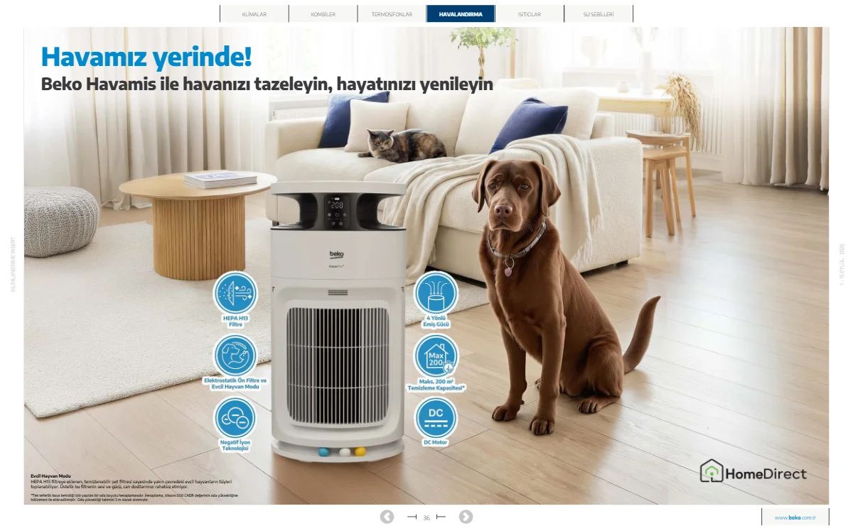 1 Eylül Beko Kataloğu 2026 Sayfa 36