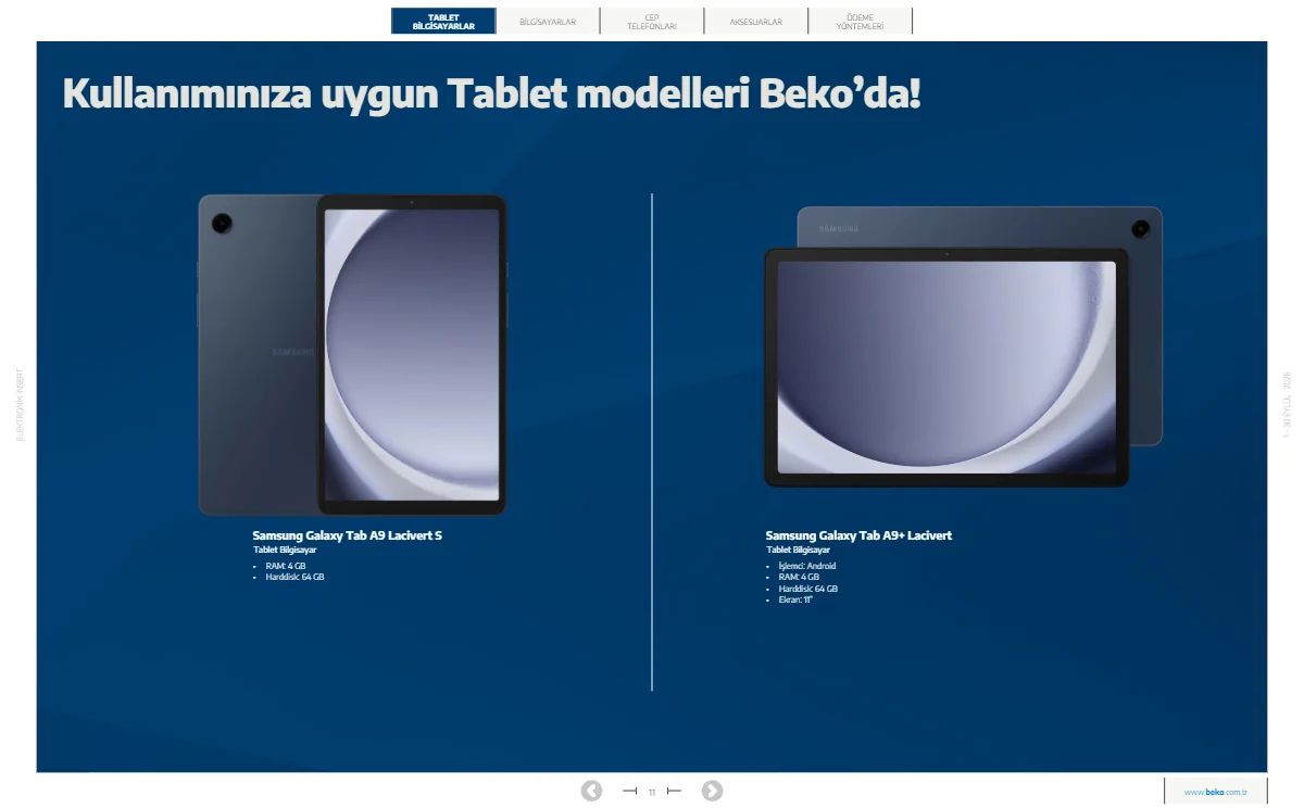 1 Eylül Beko Kataloğu 2026 Sayfa 11