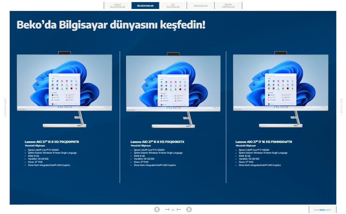 1 Eylül Beko Kataloğu 2026 Sayfa 24
