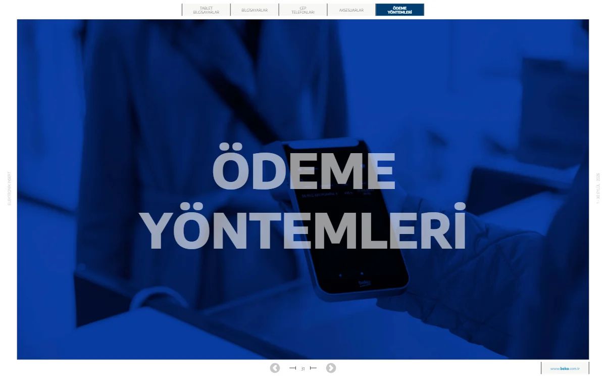 1 Eylül Beko Kataloğu 2026 Sayfa 31