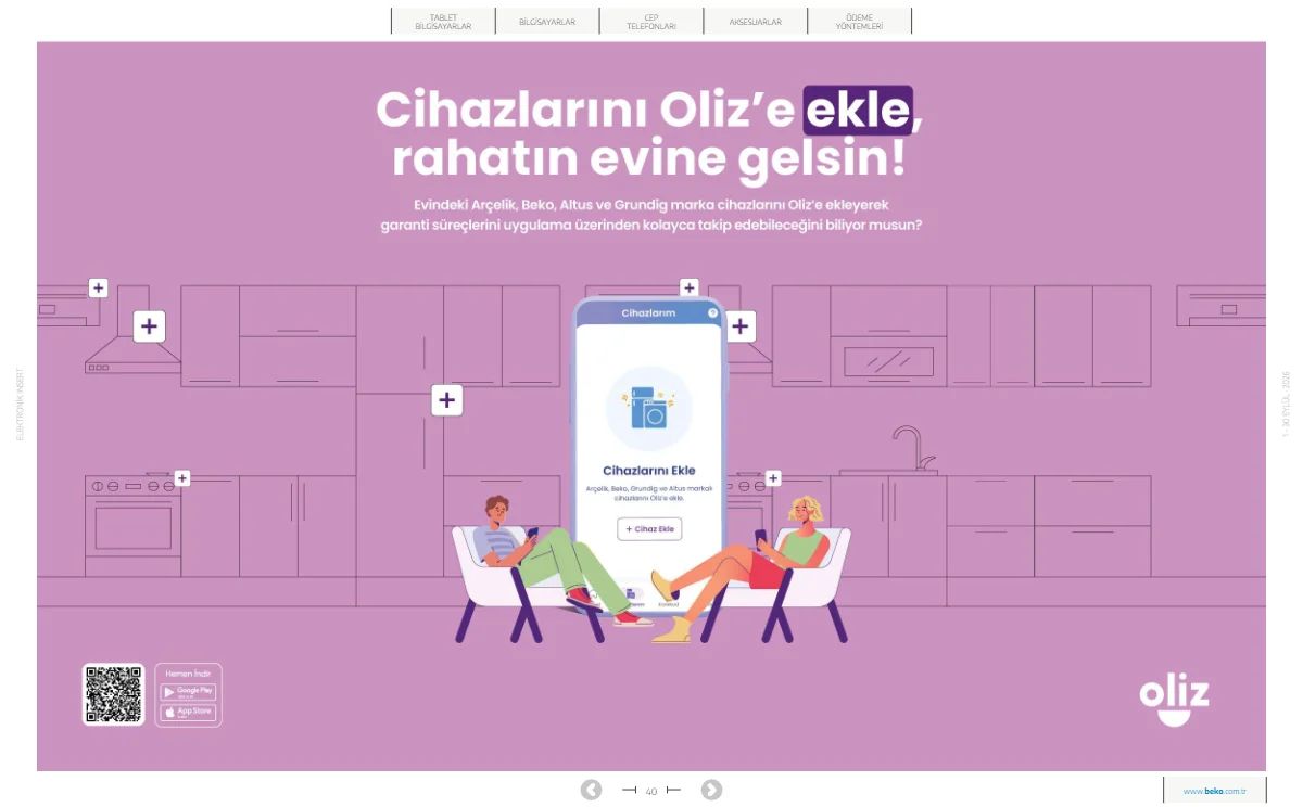 1 Eylül Beko Kataloğu 2026 Sayfa 40